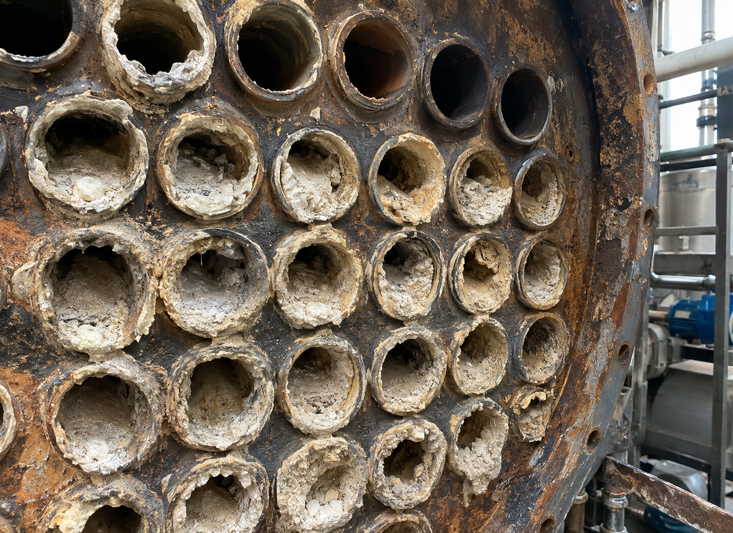 Corroded Heat Exchanger Tube Bundle Corroded Heat Exchanger Tube Bundle